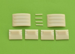 AN 1/24 VOLVO 車系用 後擋泥板 2入 (A